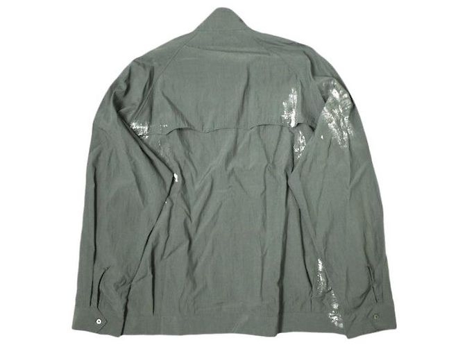 Autre Marque Camicia a maniche a dondolo dipinta EMAM in rayon e nylon Grigio Grigio antracite - vista 2