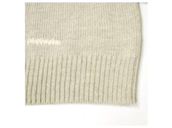Autre Marque Wollpullover GRANNY REPAIR repariert Weiß Roh - Ansicht 5