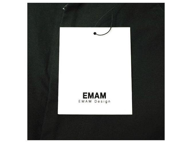 Autre Marque Calça Balloon em Twill de Algodão EMAM Cinza Cinza antracite - vista 4