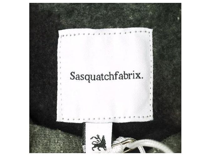 Autre Marque SASQUATCHfabrix. ZERSTÖRUNG HOODIE Baumwolle Polyester Sweatshirt Schwarz - Ansicht 8