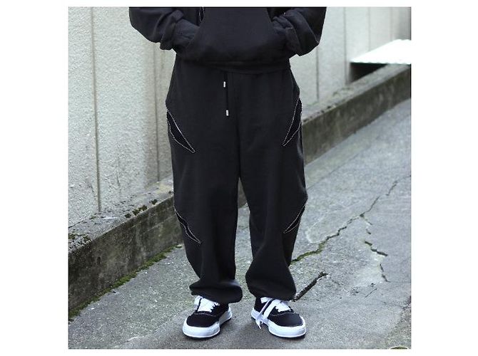 Autre Marque Pantaloni da jogging ROTOL TRANSFORM in cotone Nero - vista 3