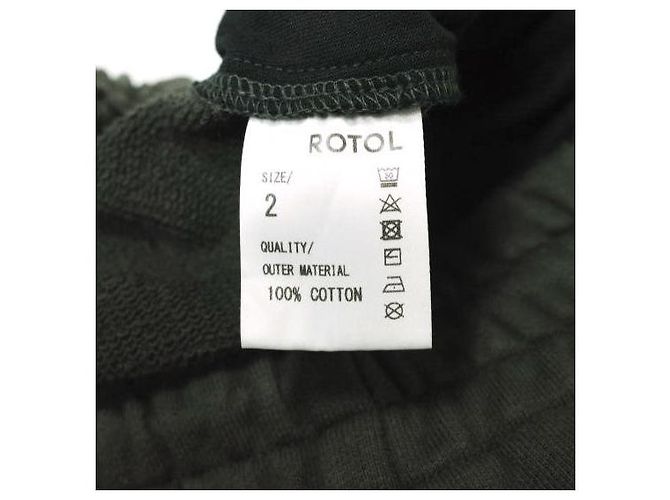 Autre Marque Pantaloni da jogging ROTOL TRANSFORM in cotone Nero - vista 9