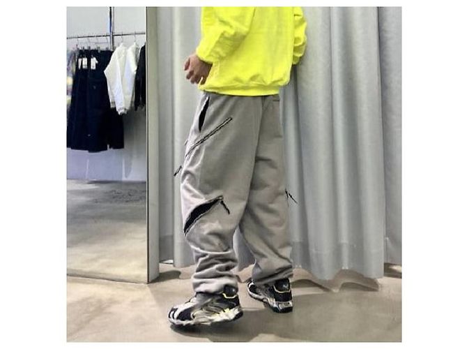 Autre Marque Pantaloni da jogging ROTOL TRANSFORM in cotone Grigio - vista 3