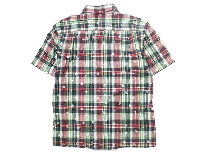 Autre Marque Camisa de algodón STAR PLAID MIX de Uniform Experiment Azul - vista 2