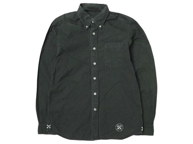 Autre Marque uniform experiment NUMERO B.D CAMICIA Camicia di cotone Nero - vista 2