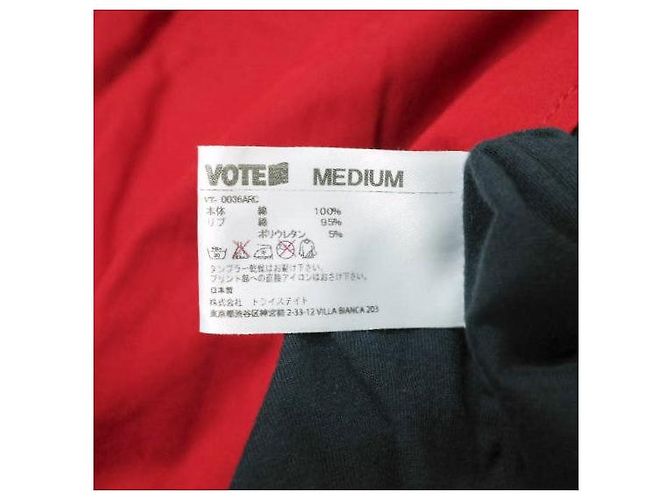 Autre Marque VOTE HACER NUEVAS ROPAS × AMERICAN RAG CIE Chaqueta Coach de Algodón Ropa Exterior (Limitada) Roja - vista 9