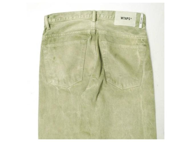 Autre Marque Pantalones de mezclilla de algodón WTAPS BLUES BAGGY 01 Verde - vista 6