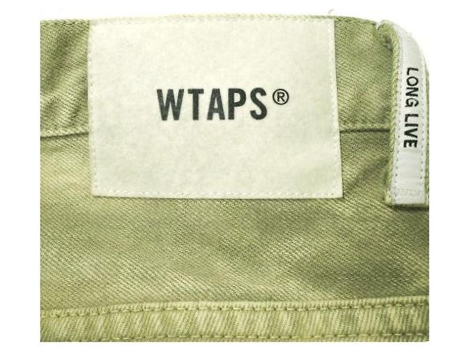 Autre Marque Pantalones de mezclilla de algodón WTAPS BLUES BAGGY 01 Verde - vista 7