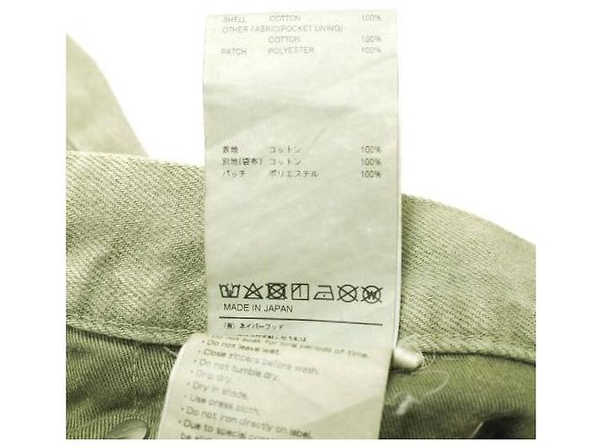 Autre Marque Pantalones de mezclilla de algodón WTAPS BLUES BAGGY 01 Verde - vista 9