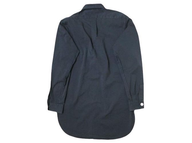 Autre Marque Polyester Baumwollhemd Mantel Steven Alan S/SUCKER RV/SM Blau Marineblau - Ansicht 2