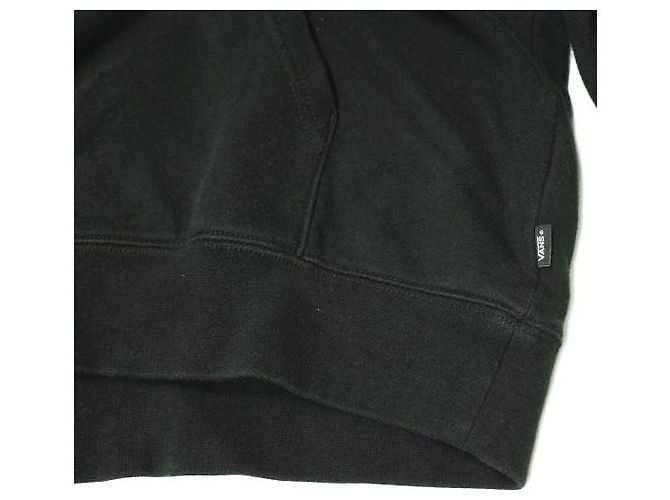 Autre Marque LQQK STUDIO × VANS VAULT Suéter de algodão com zíper de quarto (Edição Limitada) Preto - vista 7