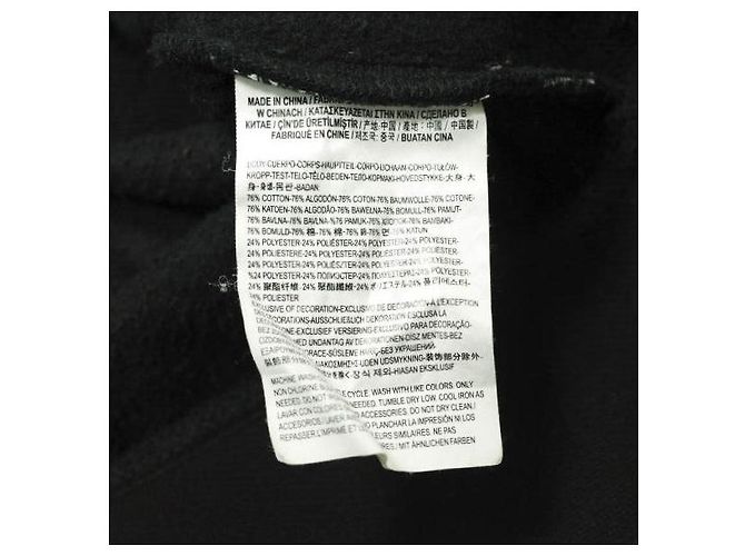 Autre Marque LQQK STUDIO × VANS VAULT Suéter de algodão com zíper de quarto (Edição Limitada) Preto - vista 8