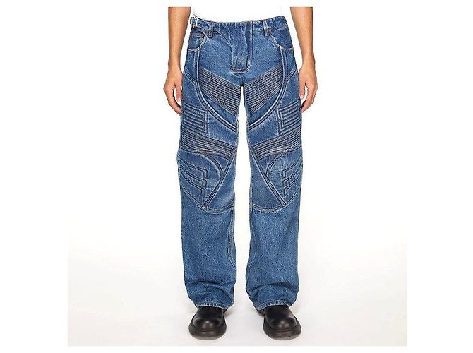 PANTALONES DE DENIM BIKER ACNE STUDIOS Pantalones de denim Azul - vista 3