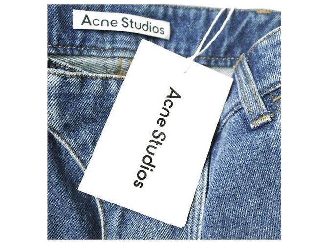 PANTALONES DE DENIM BIKER ACNE STUDIOS Pantalones de denim Azul - vista 4