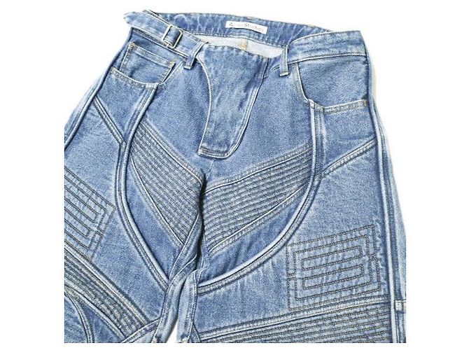 PANTALONES DE DENIM BIKER ACNE STUDIOS Pantalones de denim Azul - vista 5