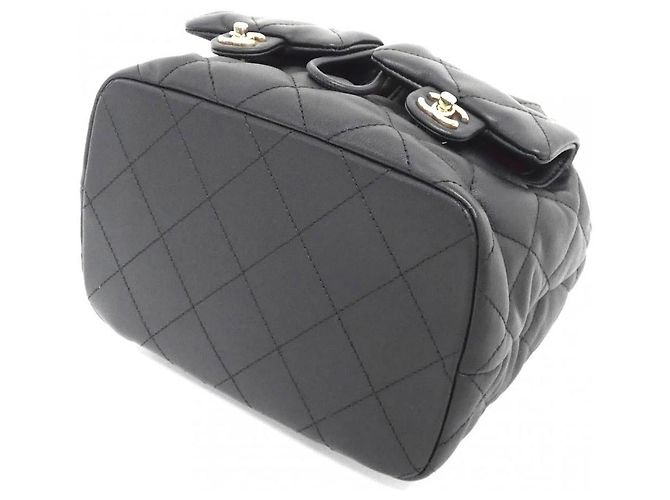Timeless Chanel Kalbsleder Rucksack Schwarz - Ansicht 3