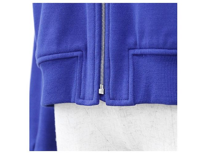 Blouson in cotone lavorato a maglia Hermès Blu - vista 11