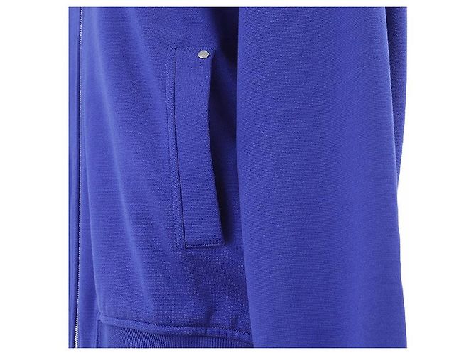 Blouson in cotone lavorato a maglia Hermès Blu - vista 12