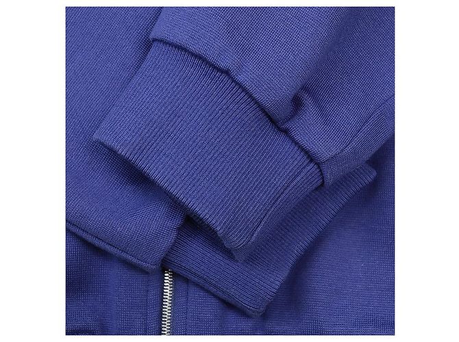 Blouson in cotone lavorato a maglia Hermès Blu - vista 8