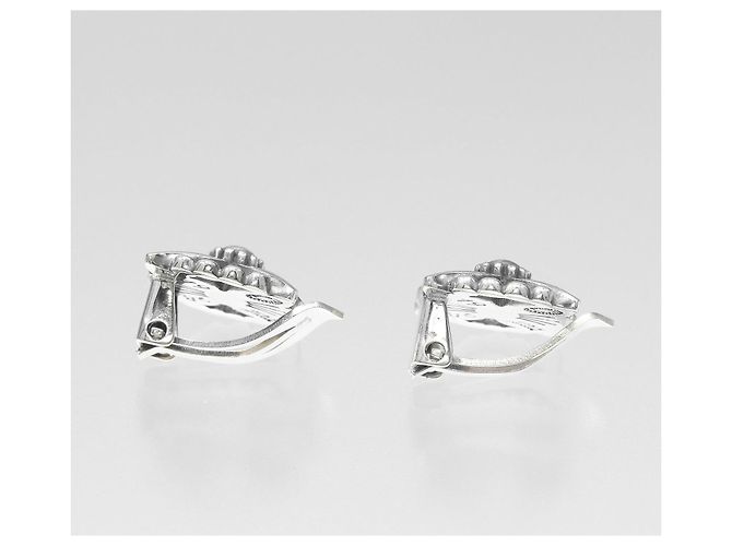 Autre Marque Orecchini in Argento 925 Edelweiss di Georg Jensen - vista 7