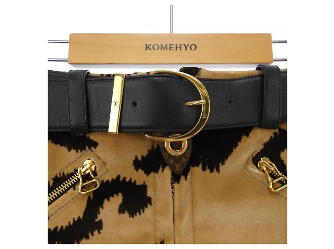 Shorts Louis Vuitton FPPA48ADZ Nero Beige - vista 6