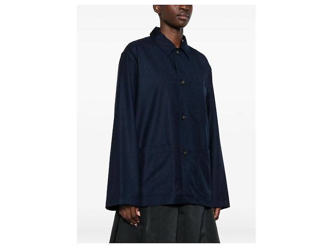 Sofie d'Hoore Cimabue Wool Jacket Blue Navy blue - view 2