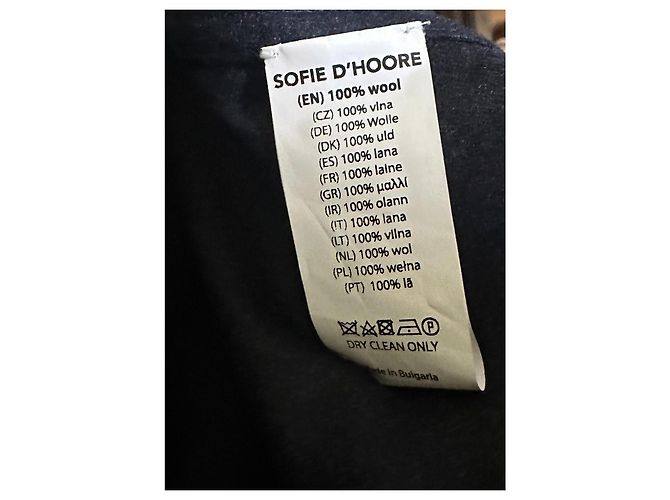 Sofie d'Hoore Cimabue Wool Jacket Blue Navy blue - view 9