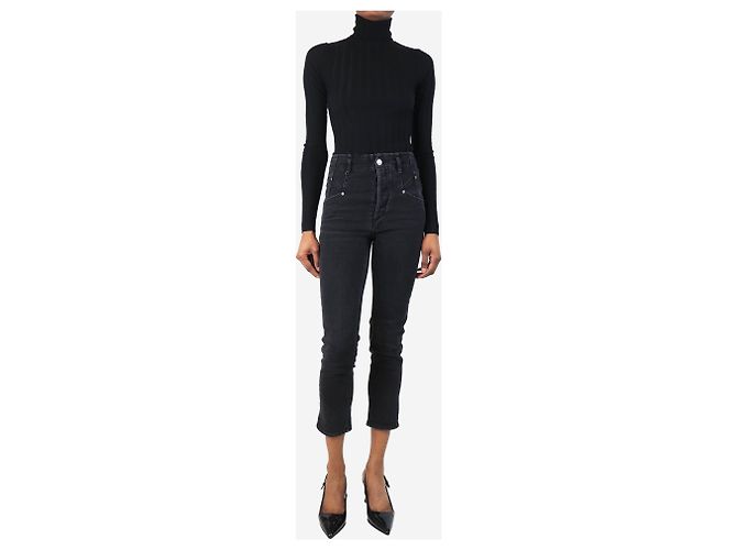 Isabel Marant Schwarze Jeans - Größe UK 6 - Ansicht 2