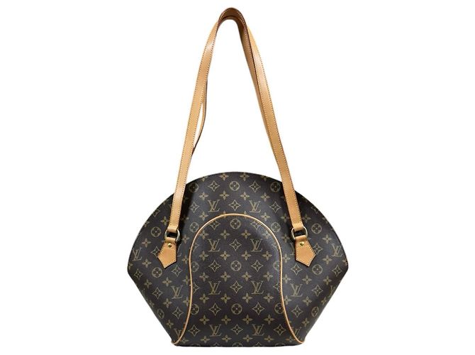 Borsa a Spalla Ellipse Shopping Monogram Louis Vuitton Marrone - vista 3