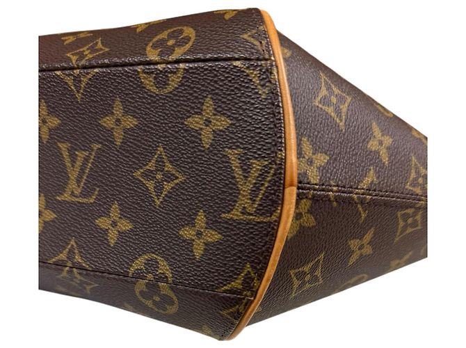 Borsa a Spalla Ellipse Shopping Monogram Louis Vuitton Marrone - vista 8