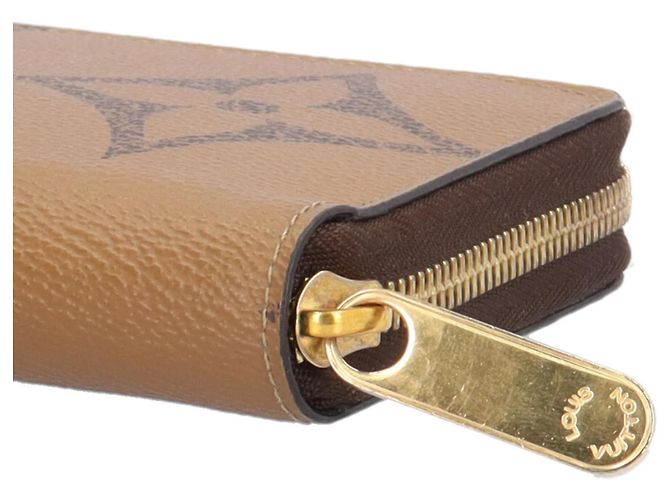 Zippy Geldbörse Monogram Giant Reverse Louis Vuitton Braun - Ansicht 9