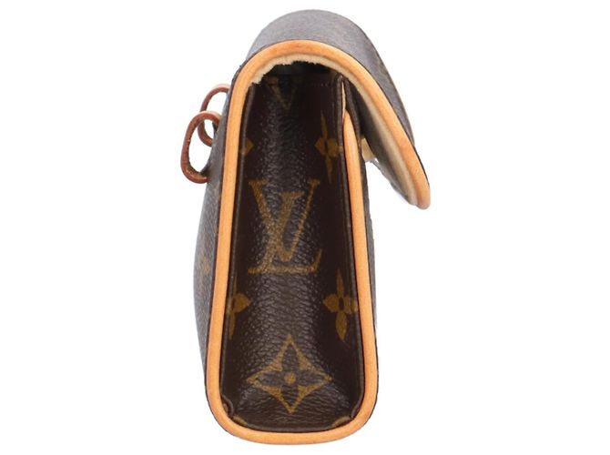 Bolsa de cintura Monograma Pochette Florentine Louis Vuitton Marrom - vista 4