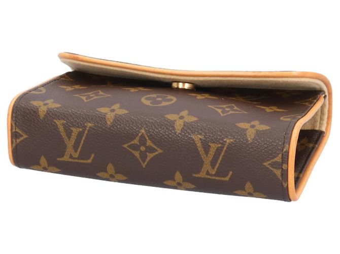 Bolsa de cintura Monograma Pochette Florentine Louis Vuitton Marrom - vista 5
