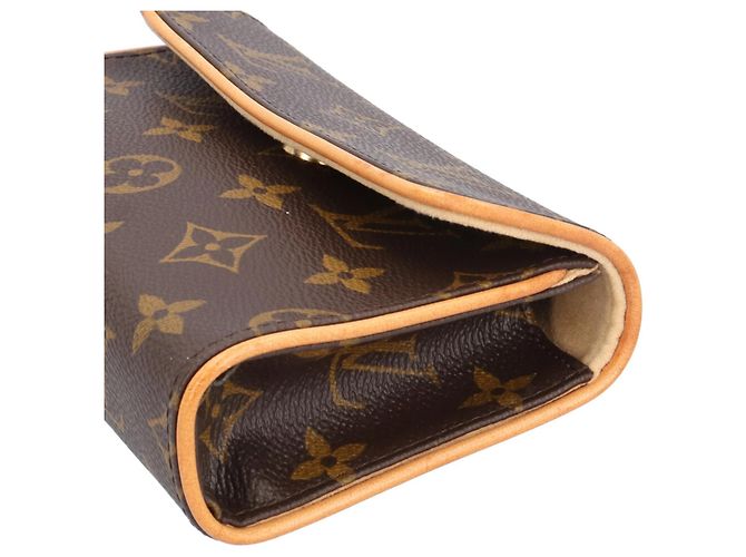 Bolsa de cintura Monograma Pochette Florentine Louis Vuitton Marrom - vista 8