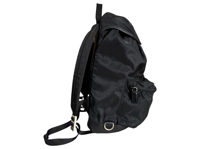 Zaino da Uomo Prada Nylon V164 Nero - vista 4