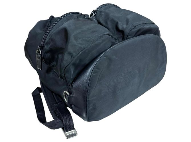 Zaino da Uomo Prada Nylon V164 Nero - vista 6