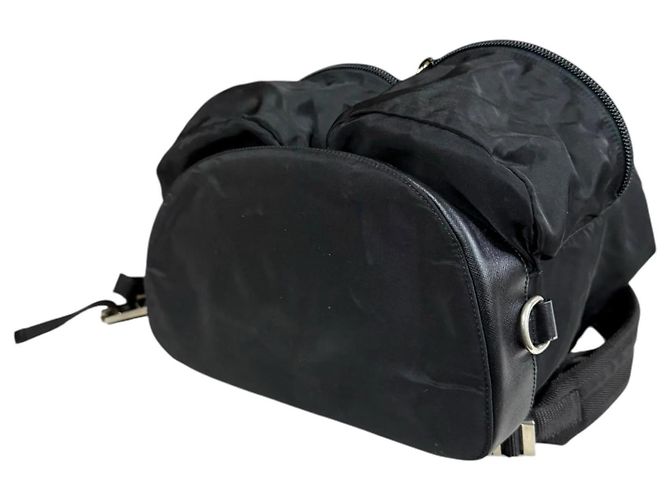 Zaino da Uomo Prada Nylon V164 Nero - vista 7