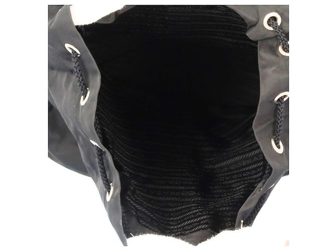 Zaino da Uomo Prada Nylon V164 Nero - vista 8