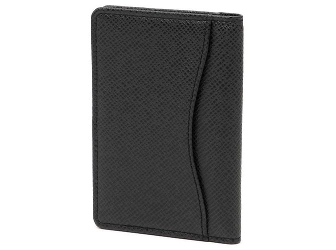 Organizer Porta biglietti da visita Louis Vuitton Taiga Nero Grigio - vista 2