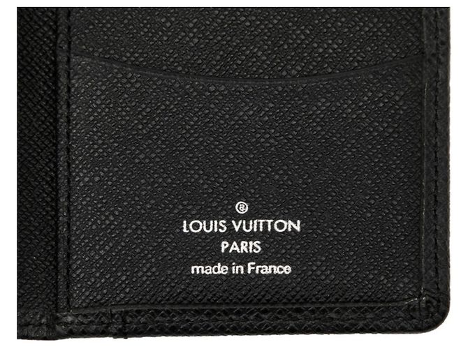 Organizer Porta biglietti da visita Louis Vuitton Taiga Nero Grigio - vista 5