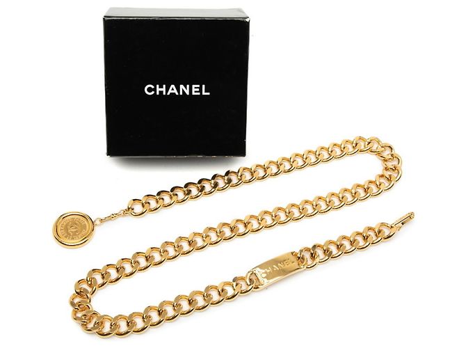 Chanel Coco Mark Chain Belt Golden - view 8