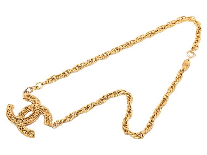 Timeless Vintage Halskette Coco Mark Chanel 1985 Golden - Ansicht 3