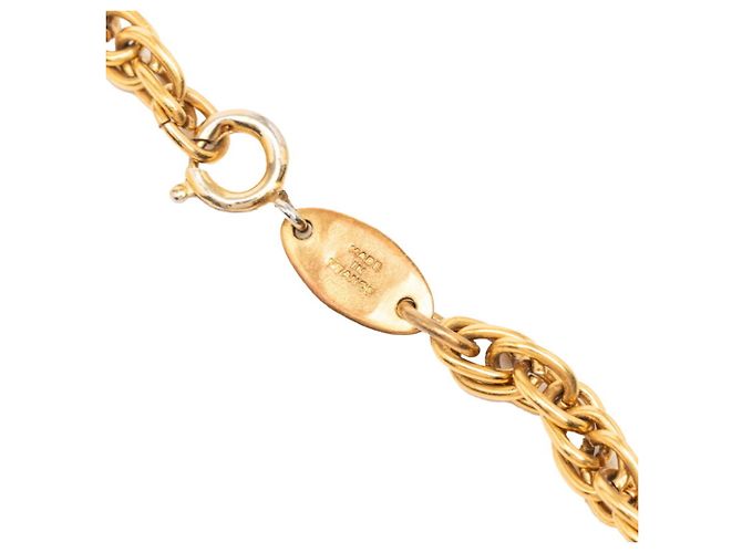 Timeless Vintage Halskette Coco Mark Chanel 1985 Golden - Ansicht 7