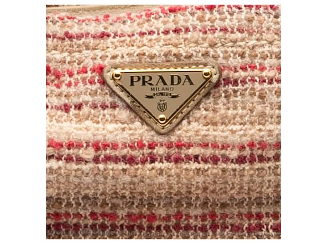 Bolso de tweed múltiple Prada Multicolor - vista 6