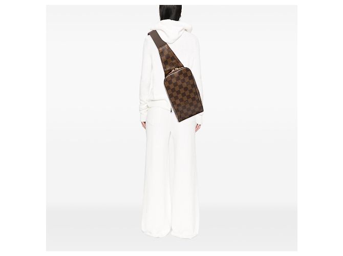 Louis Vuitton Marrone Damier Ebene Geronimos - vista 7