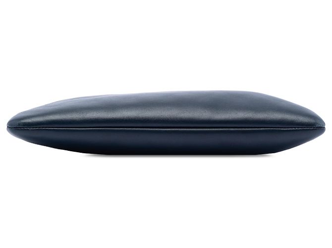 Clutch Chanel Boy O in pelle di agnello bicolore blu medio Blu scuro - vista 3