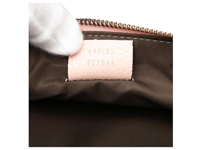 Clutch Gucci in pelle rosa Blind For Love - vista 6