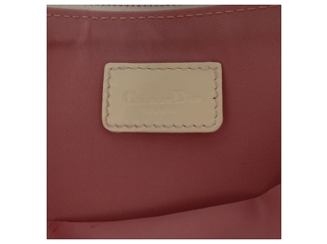 Pochete Mini Diorissimo de lona recubierta rosa de Dior - vista 5