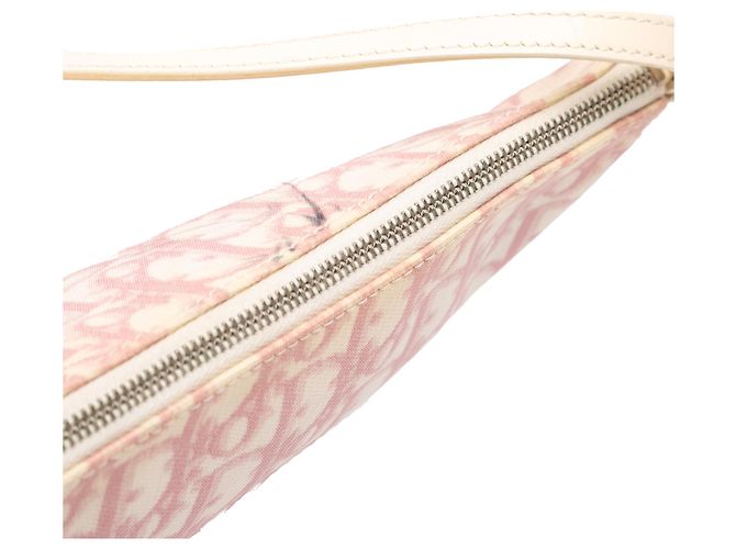 Pochete Mini Diorissimo de lona recubierta rosa de Dior - vista 9