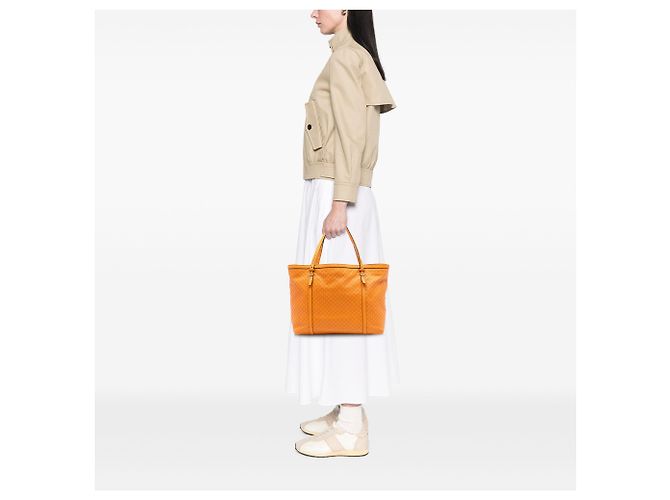 Gucci Orange Microguccissima Nice Tote - Ansicht 7